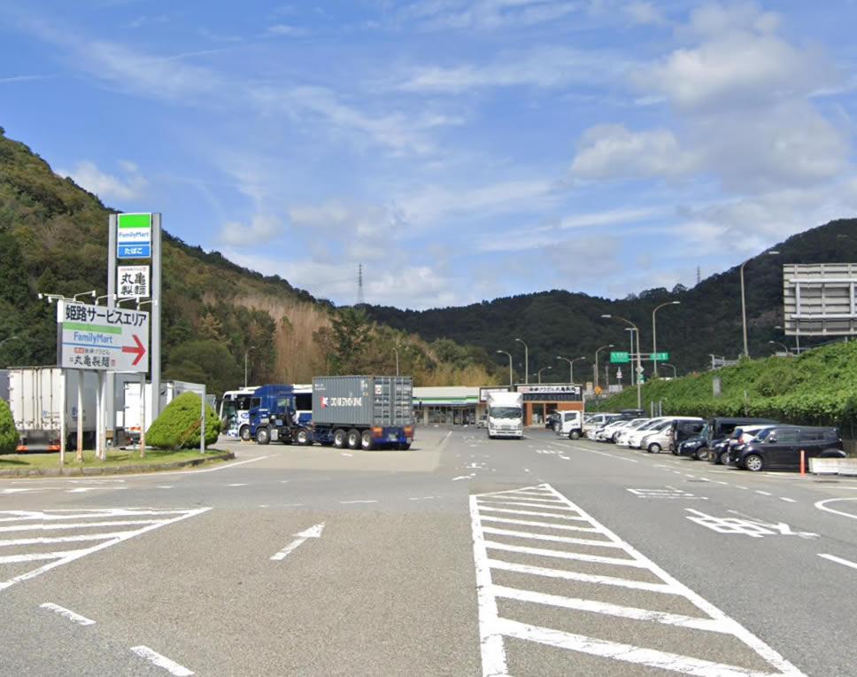 姫路西パーキングの様子